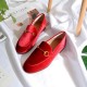 Women Classic Metal Buckle Velvet Loafers Flat Shoes Women Classic Metal Buckle Velvet Loafers Flat Shoes