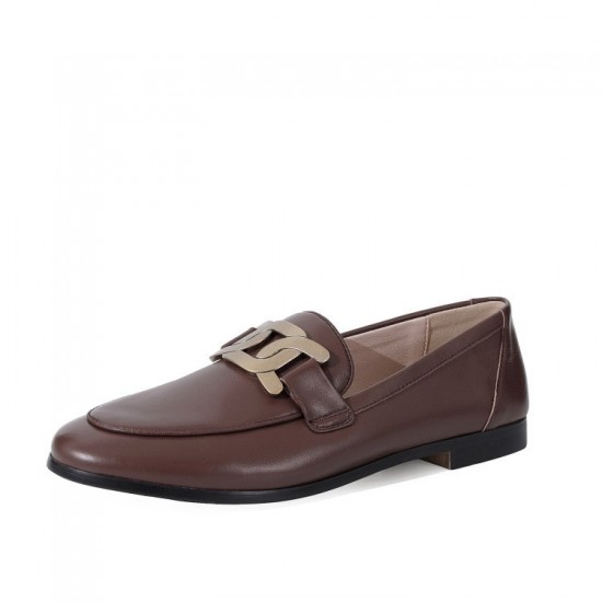 Women Classic Leather Flat Loafers Women Classic Leather Flat Loafers