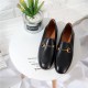 Women Classic Metal Buckle Leather Loafers Flat Shoes Women Classic Metal Buckle Leather Loafers Flat Shoes