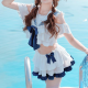 Sweet Lolita Swimwear Bows Short Sleeves 2-Piece Set Swimsuits Sweet Lolita Swimwear Bows Short Sleeves 2-Piece Set Swimsuits
