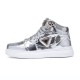 Metal Luster Couple High-Top Skateboard Sneakers Metal Luster Couple High-Top Skateboard Sneakers