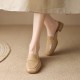 Women's Leather Casual Flat Mules Shoes Women's Leather Casual Flat Mules Shoes