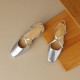 Women's Handmade Vintage Cross Buckle Summer Low Heel Sandals Women's Handmade Vintage Cross Buckle Summer Low Heel Sandals