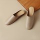 Women's Leather Retro Minimalist Comfort Mule Shoes Women's Leather Retro Minimalist Comfort Mule Shoes