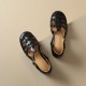 Women's Handmade Leather Round Toe Closed Toe Casual Fisherman Sandals Women's Handmade Leather Round Toe Closed Toe Casual Fisherman Sandals
