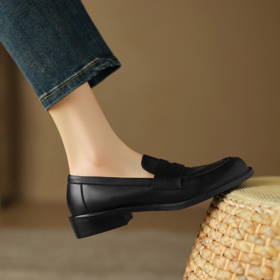 Handmade Womens Loafers Comfortable Leather Shoes Handmade Womens Loafers Comfortable Leather Shoes
