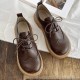 Retro Lace-Up Thick-Sole Women's Shoes Big Head Doll British Leather Shoes Mori Girl Retro Lace-Up Thick-Sole Women's Shoes Big Head Doll British Leather Shoes Mori Girl