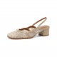 Women's Handmade Elegant Lace Slingback Block Heel Sandals Women's Handmade Elegant Lace Slingback Block Heel Sandals