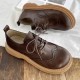 Retro Lace-Up Thick-Sole Women's Shoes Big Head Doll British Leather Shoes Mori Girl Retro Lace-Up Thick-Sole Women's Shoes Big Head Doll British Leather Shoes Mori Girl