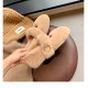 Women Faux-Fur Loafers Cute Winter Fleece Flat Casual Shoes Women Faux-Fur Loafers Cute Winter Fleece Flat Casual Shoes