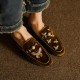 Womens Butterfly Embroidery Velvet Flats Mules Womens Butterfly Embroidery Velvet Flats Mules