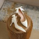 Women's Wedding Shoes Satin High Heel Point Toe Bowknot Prom Pump Women's Wedding Shoes Satin High Heel Point Toe Bowknot Prom Pump
