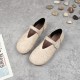 Women's Round Toe Woven Style Velcro Flats Shoes Women's Round Toe Woven Style Velcro Flats Shoes