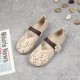 Women's Summers Flower Decoration Hollow Hole Flat Sandals Women's Summers Flower Decoration Hollow Hole Flat Sandals