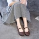 Comfortable Soft Leather Buckle Handmade Retro Flats Womens Shoes Comfortable Soft Leather Buckle Handmade Retro Flats Womens Shoes