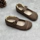 Womens Lace Patchwork Leather Soft Mori Style Buckle Flats Mary Jane Shoes Womens Lace Patchwork Leather Soft Mori Style Buckle Flats Mary Jane Shoes