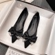 Women's Flat Bow Pointed Toe Comfortable Ballet Shoes Women's Flat Bow Pointed Toe Comfortable Ballet Shoes