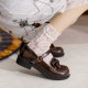 Japanese Preppy Style Retro Bow Mary Jane Shoes Women's Shoes Japanese Preppy Style Retro Bow Mary Jane Shoes Women's Shoes