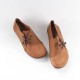 Handmade Leather Loafers Vintage Mori Style Flats Women's Shoes Handmade Leather Loafers Vintage Mori Style Flats Women's Shoes