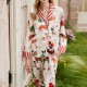 Womens Animal Print Christmas Pajamas PJS Christmas Presents Womens Animal Print Christmas Pajamas PJS Christmas Presents