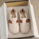 Women Faux-Fur Loafers Warm Winter Fleece Flat Metal Buckles Casual Shoes Women Faux-Fur Loafers Warm Winter Fleece Flat Metal Buckles Casual Shoes