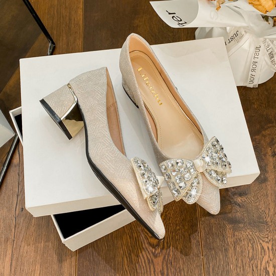 Women's Luxury Crystal Bowknot High Heels Women's Luxury Crystal Bowknot High Heels