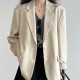Spring Casual Solid Oversized Blazer Spring Casual Solid Oversized Blazer