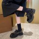 Chunky Lace-Up Loafers Wide Feet Fat Foot Women's Shoes Chunky Lace-Up Loafers Wide Feet Fat Foot Women's Shoes