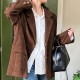 Women's Suits Retro Metal Buckle Corduroy Suit Jacket Blazer Women's Suits Retro Metal Buckle Corduroy Suit Jacket Blazer