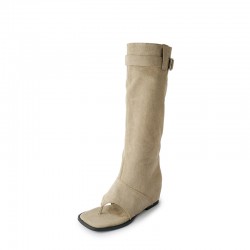 Womens Open Toe Inside Height Sandals Summer Boots