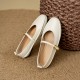 Women's Handmade Leather Round Toe Mary Janes Flats Women's Handmade Leather Round Toe Mary Janes Flats