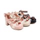 Cute Pearl Bow Lace Lolita Japanese Mary Jane Shoes Cute Pearl Bow Lace Lolita Japanese Mary Jane Shoes