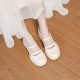 Women's Patent Leather Low Chunky Block Heel Buckle Strap Mary Jane Pumps Women's Patent Leather Low Chunky Block Heel Buckle Strap Mary Jane Pumps