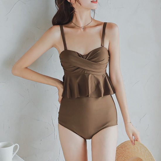 Two Piece Swimwear Ruffle Push Up Swimsuit Bathing Suit Two Piece Swimwear Ruffle Push Up Swimsuit Bathing Suit