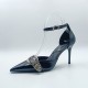 Women's Metal Ankle Strap Dress Heels Women's Metal Ankle Strap Dress Heels