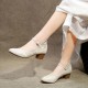 Womens Elegant Embroidered Low Heels Pumps Womens Elegant Embroidered Low Heels Pumps