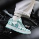 Green Y2K Tennis Star Lace Up Sneakers for Men Women Green Y2K Tennis Star Lace Up Sneakers for Men Women