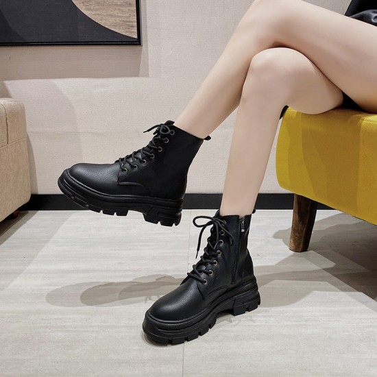 Womens Platform Ankle White Combat Boots Womens Platform Ankle White Combat Boots