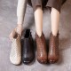 Womens Handmade Leather Hollow Out Summer Sandals Boots Womens Handmade Leather Hollow Out Summer Sandals Boots