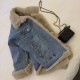 Winter Fleece Denim Jacket Women Thicken Warm Casual Plush Coats Winter Fleece Denim Jacket Women Thicken Warm Casual Plush Coats
