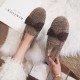 Women Faux-Fur Loafers Bow Winter Warm & Soft Plush Shoes Women Faux-Fur Loafers Bow Winter Warm & Soft Plush Shoes