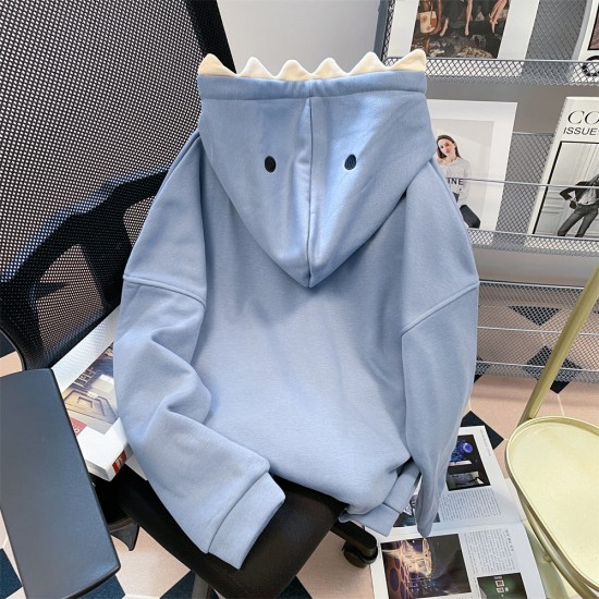 Cute and Funny Shark Sweatshirt Spring and Fall Oversize Hoodie Cute and Funny Shark Sweatshirt Spring and Fall Oversize Hoodie