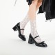 Womens Patent Leather Elegant Bow Mary Jane High Heels Womens Patent Leather Elegant Bow Mary Jane High Heels