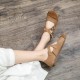 Womens Handmade Soft Leather Cross Strap Flats Shoes Womens Handmade Soft Leather Cross Strap Flats Shoes