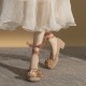 Delicate Romantic Flower Strap Women's Low Heel Mary Jane Shoes Delicate Romantic Flower Strap Women's Low Heel Mary Jane Shoes