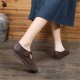 Women's Vintage Handmade Flat Casual Round Toe Shoes Women's Vintage Handmade Flat Casual Round Toe Shoes