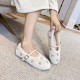 Womens Faux-Fur Loafers Winter Plush Ballet Flats Fur Buckle Shoes Womens Faux-Fur Loafers Winter Plush Ballet Flats Fur Buckle Shoes
