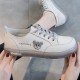 Womens Cute Bear Lace-up Leather Sneakers Womens Cute Bear Lace-up Leather Sneakers