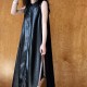 Womens Drape A-line Sleeveless PU Long Dress Womens Drape A-line Sleeveless PU Long Dress