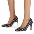 Womens Sequin Pointed Toe Stiletto Heel Pumps